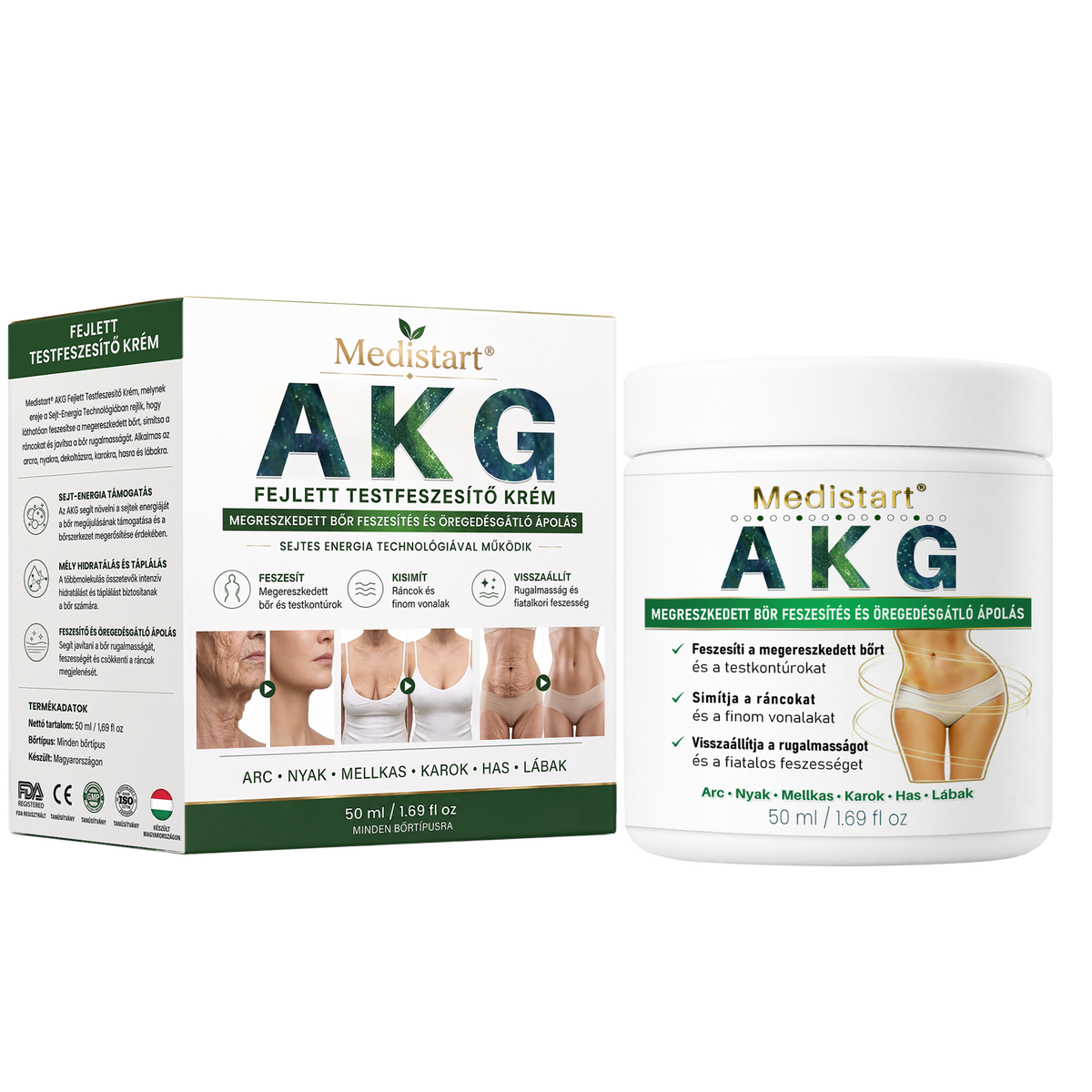🏆 Medistart® AKG BŐRFESZESÍTŐ & ÖREGEDÉS ELLENI ÁPOLÁS