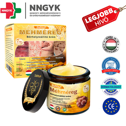 📦 Bőrgyógyász ajánlása ✨ ZödVita® Méhméreg Bőr Helyreállító Krém 🔥 Magyar fejlesztés, magyarországi gyártás és szállítás