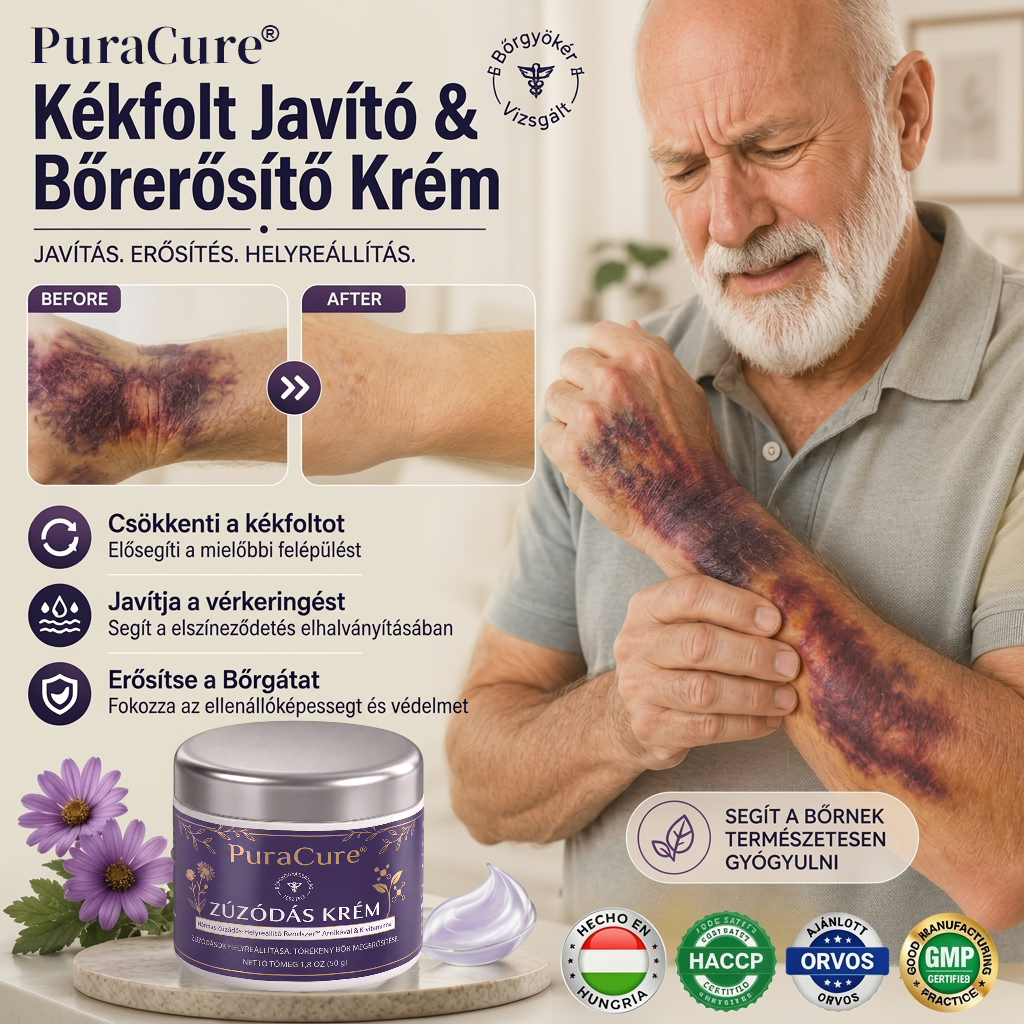 👉100K+ ELADVA 💁‍♀️ – PuraCure® Zúzódásjavító és bőrerősítő krém