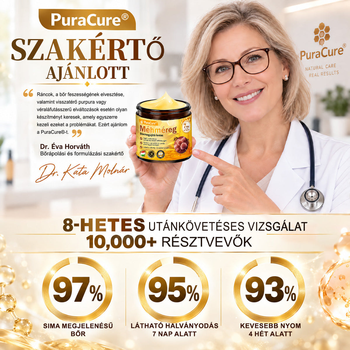 ✨ PuraCure® MÉHMÉREG Bőrmegújító krém