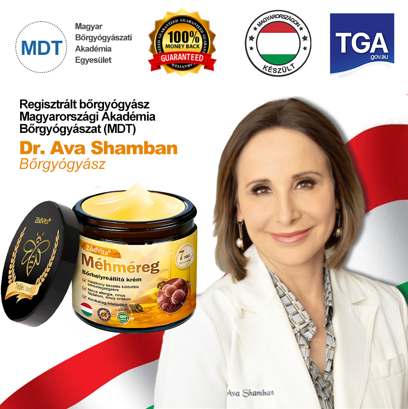 🔥🔥 Bőrgyógyász ajánlása ✨ ZödVita® Méhméreg Bőr Helyreállító Krém – Időskori purpura, ráncok és a bőr állapotának látványos javítása 💜 Magyar fejlesztés, magyarországi gyártás és szállítás