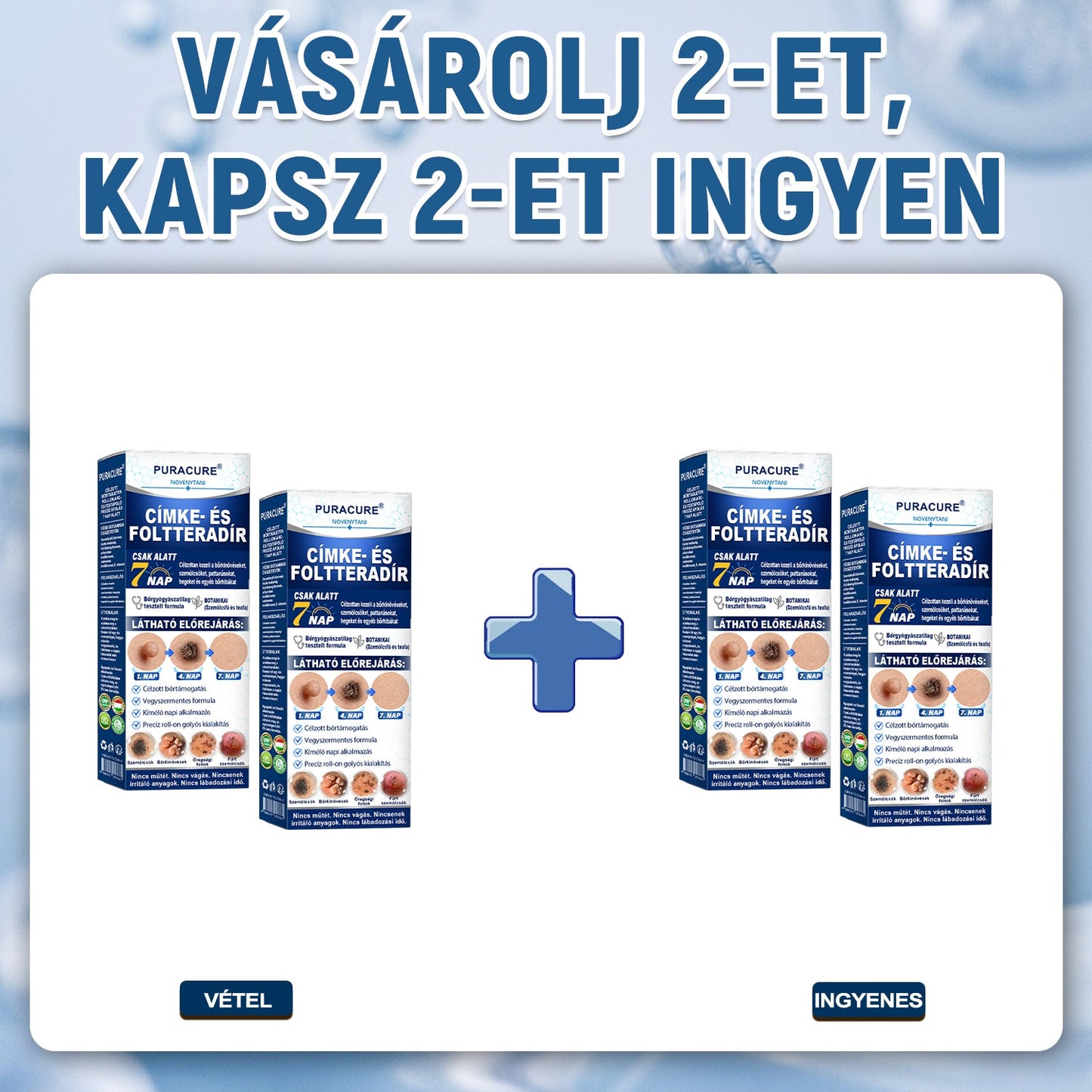 📦PuraCure® 👩‍⚕️ 𝟕 𝐍𝐚𝐩𝐨𝐬 Bőrkinövés- és Folteltávolító Toll Fájdalommentes és Hegmentes Professzionális Rollerball