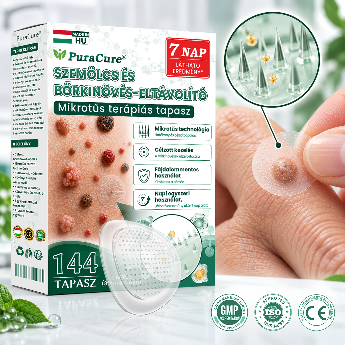 𝐏𝐮𝐫𝐚𝐂𝐮𝐫𝐞® 𝐌𝐈𝐊𝐑𝐎𝐓Ű𝐒 𝐁Ő𝐑𝐊𝐈𝐍Ö𝐕É𝐒-𝐄𝐋𝐓Á𝐕𝐎𝐋Í𝐓Ó 𝐓𝐀𝐏𝐀𝐒𝐙𝐎𝐊 —𝟕 𝐍𝐀𝐏𝐎𝐒 𝐂É𝐋𝐙𝐎𝐓𝐓 𝐄𝐋𝐓Á𝐕𝐎𝐋Í𝐓Á𝐒 𝐁Ő𝐑𝐍𝐘Ú𝐋𝐕Á𝐍𝐘𝐎𝐊, 𝐒𝐙𝐄𝐌Ö𝐋𝐂𝐒Ö𝐊 É𝐒 𝐊𝐈𝐄𝐌𝐄𝐋𝐊𝐄𝐃Ő 𝐁Ő𝐑𝐇𝐈𝐁Á𝐊 𝐄𝐋𝐋𝐄𝐍