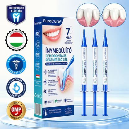 🇭🇺👨‍⚕️🌲🦷 PuraCure® ÍNYMEGÚJÍTÓ – Parodontális helyreállító gél🧂