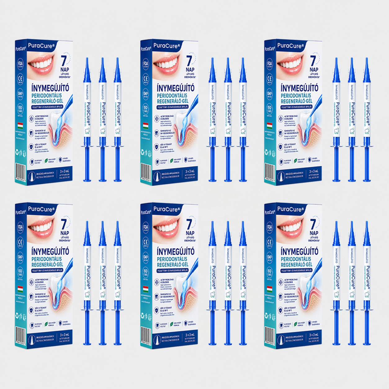 🇭🇺👨‍⚕️🌲🦷 PuraCure® ÍNYMEGÚJÍTÓ – Parodontális helyreállító gél🧂