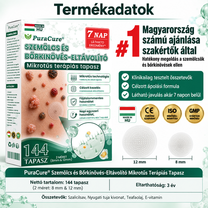 𝐏𝐮𝐫𝐚𝐂𝐮𝐫𝐞® 𝐌𝐈𝐊𝐑𝐎𝐓Ű𝐒 𝐁Ő𝐑𝐊𝐈𝐍Ö𝐕É𝐒-𝐄𝐋𝐓Á𝐕𝐎𝐋Í𝐓Ó 𝐓𝐀𝐏𝐀𝐒𝐙𝐎𝐊 —𝟕 𝐍𝐀𝐏𝐎𝐒 𝐂É𝐋𝐙𝐎𝐓𝐓 𝐄𝐋𝐓Á𝐕𝐎𝐋Í𝐓Á𝐒 𝐁Ő𝐑𝐍𝐘Ú𝐋𝐕Á𝐍𝐘𝐎𝐊, 𝐒𝐙𝐄𝐌Ö𝐋𝐂𝐒Ö𝐊 É𝐒 𝐊𝐈𝐄𝐌𝐄𝐋𝐊𝐄𝐃Ő 𝐁Ő𝐑𝐇𝐈𝐁Á𝐊 𝐄𝐋𝐋𝐄𝐍